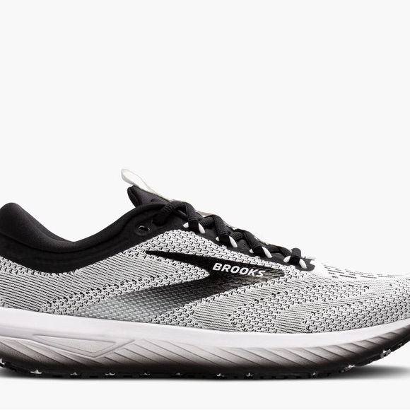 Brooks Woman’s Revel 7 Athletic Shoes in Black and White - BRAND NEW with tags - Picture 4 of 8